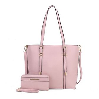 MKF Collection Emery Womens Tote Handbags & Wallet by Mia K - 2 pc