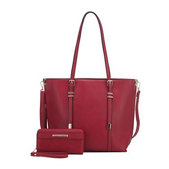 MKF Collection Emery Womens Tote Handbags & Wallet by Mia K - 2 pc