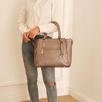 MKF Collection Cairo M Signature Satchel Handbag by Mia K