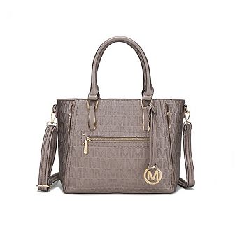 MKF Collection Cairo M Signature Satchel Handbag by Mia K