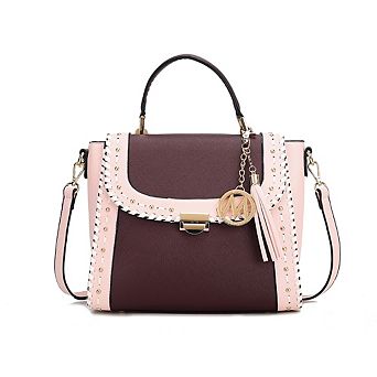 MKF Collection Flora Satchel Handbag for Women by Mia K
