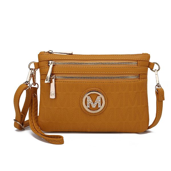 MKF Collection Roonie Milan M Signature Crossbody Wristlet by Mia K
