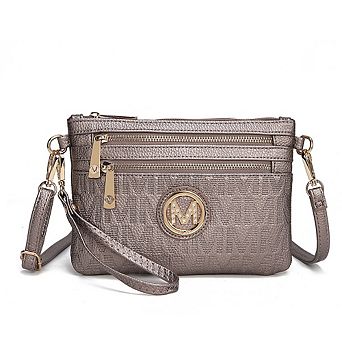 MKF Collection Roonie Milan M Signature Crossbody Wristlet by Mia K