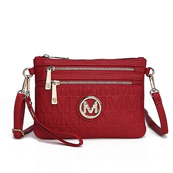 MKF Collection Roonie Milan M Signature Crossbody Wristlet by Mia K