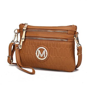 MKF Collection Roonie Milan M Signature Crossbody Wristlet by Mia K