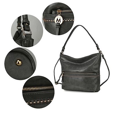 MKF Collection Sierra Vegan Leather Womens Hobo Bag by Mia K
