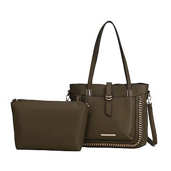 MKF Collection Raya Shoulder Bag with Crossbody Pouch by Mia K