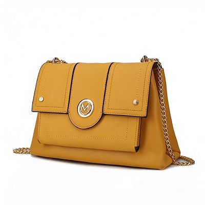 MKF Collection Eden Vegan Leather Womens Shoulder Bag by Mia K MKF Collection Eden Vegan Leather Womens Shoulder Bag by Mia K