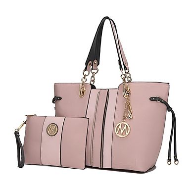 MKF Collection Holland Tote Handbag with Wristlet by Mia k