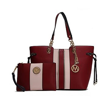 MKF Collection Holland Tote Handbag with Wristlet by Mia k