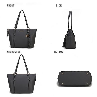 MKF Collection Gloria Women's Tote Bag with Wallet by Mia K