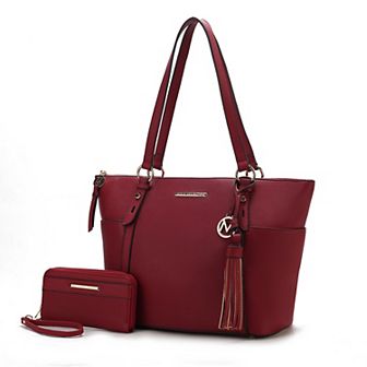 MKF Collection Gloria Women's Tote Bag with Wallet by Mia K