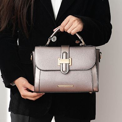 MKF Collection Willa Color-Block Womens Crossbody Shoulder Bag by Mia K
