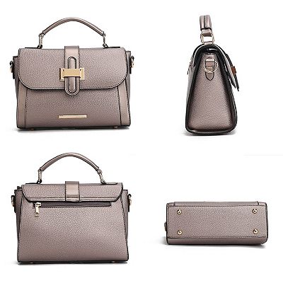MKF Collection Willa Color-Block Womens Crossbody Shoulder