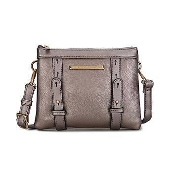 MKF Collection Elsie Multi Compartment Crossbody Bag by Mia K
