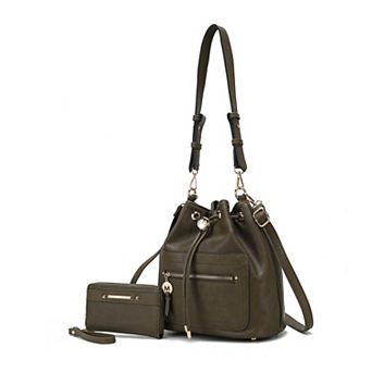 MKF Collection Larissa Womens Bucket Bag with Wallet by Mia K