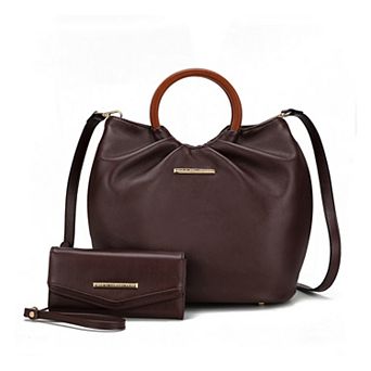 MKF Collection Leilani Womens Tote Handbags & Wallet by Mia K- 2 pc