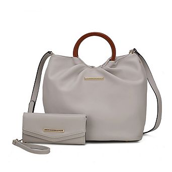 MKF Collection Leilani Womens Tote Handbags & Wallet by Mia K- 2 pc