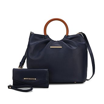 MKF Collection Leilani Womens Tote Handbags & Wallet by Mia K- 2 pc