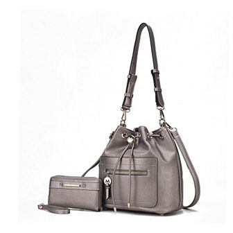 MKF Collection Larissa Womens Bucket Bag with Wallet by Mia K