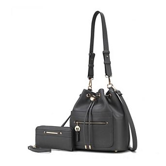 MKF Collection Larissa Womens Bucket Bag with Wallet by Mia K