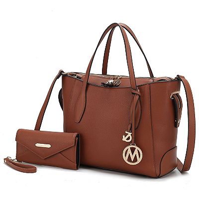 MKF Collection Bruna Vegan Leather Womens Tote Bag with Wallet by Mia K