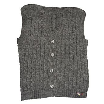 Sweater Vests For Infants And Toddlers, Sleeveless Button-Up Cardigan for Little Kids