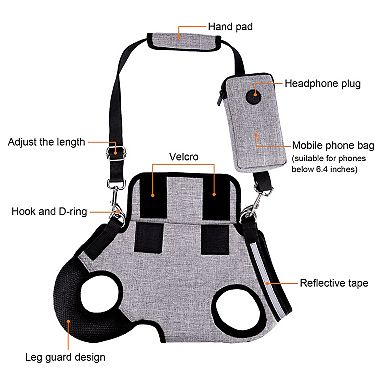 Dog Lift Harness Adjustable Pet Sling Bag Assist Aged Disabled Dogs