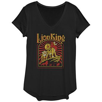 Women's Disney The Lion King Pride Rock Sunset Graphic Tee