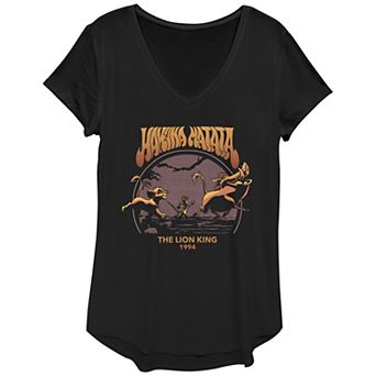 Women's Disney The Lion King Simba Timon Pumba Hakuna Matata Graphic Tee