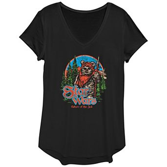 Women's Star Wars Return Of The Jedi Ewok Endor Graphic Tee