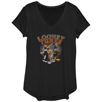Women's Looney Tunes Taz Tweedy Sylvester Bugs Daffy Graphic Tee