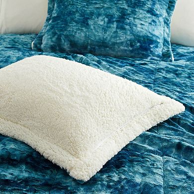 Unikome 3 Pieces Sherpa Reversible Down Alternative Bedding Set - Luxury Warm Bedding Set for Winter