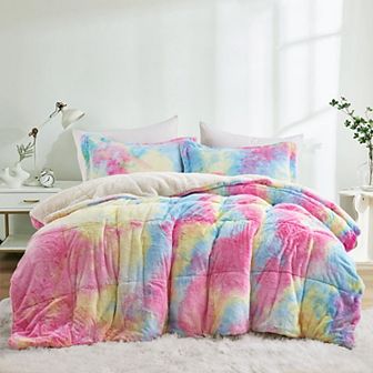 Unikome 3 pc Sherpa Reversible Down Alternative Bedding Set - Luxury Warm Bedding Set for Winter