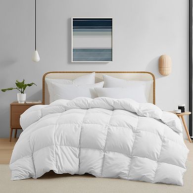 Unikome Premium Goose Feather Down Comforter -Luxury Hotel Collection All Seasons Warmth