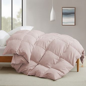 Unikome Premium Goose Feather Down Comforter -Luxury Hotel Collection All Seasons Warmth