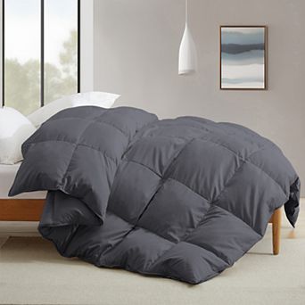 Unikome Premium Goose Feather Down Comforter -Luxury Hotel Collection All Seasons Warmth