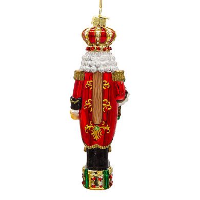 Kurt Adler Bellissimo Glass King Nutcracker Ornament