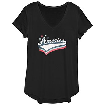 Women's Team America Stars Graphic Tee