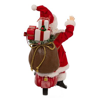 Kurt Adler Fabriché Santa on Scooter Décor