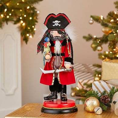 Kurt Adler Hollywood Pirate Nutcracker Décor
