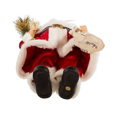 Kurt Adler Kringle Klaus Tradition Santa with List Décor