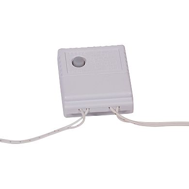 Kurt Adler 600-Light 49.2-Foot Cool White LED White Wire Rice Light Set