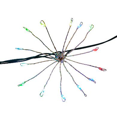 Kurt Adler 75-Light Cluster Burst RGB Superbright LED Twinkle Light Set
