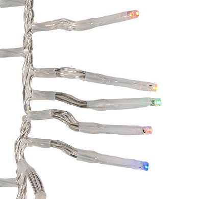 Kurt Adler 480-Light 15.7-Foot Multicolored LED Connectable Cluster Garland