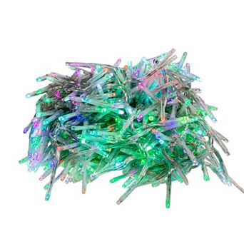 Kurt Adler 480-Light RGB LED Connectable Cluster String Light Garland