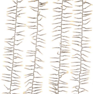Kurt Adler 480-Light Warm White LED Connectable Cluster Garland