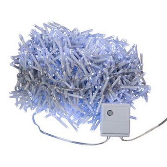 Kurt Adler 1000-Light Cool White LED Cluster Garland