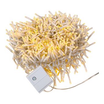 Kurt Adler 1000-Light Warm White LED Cluster Garland