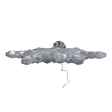 Kurt Adler LED Glittered Snowflake Tree Topper